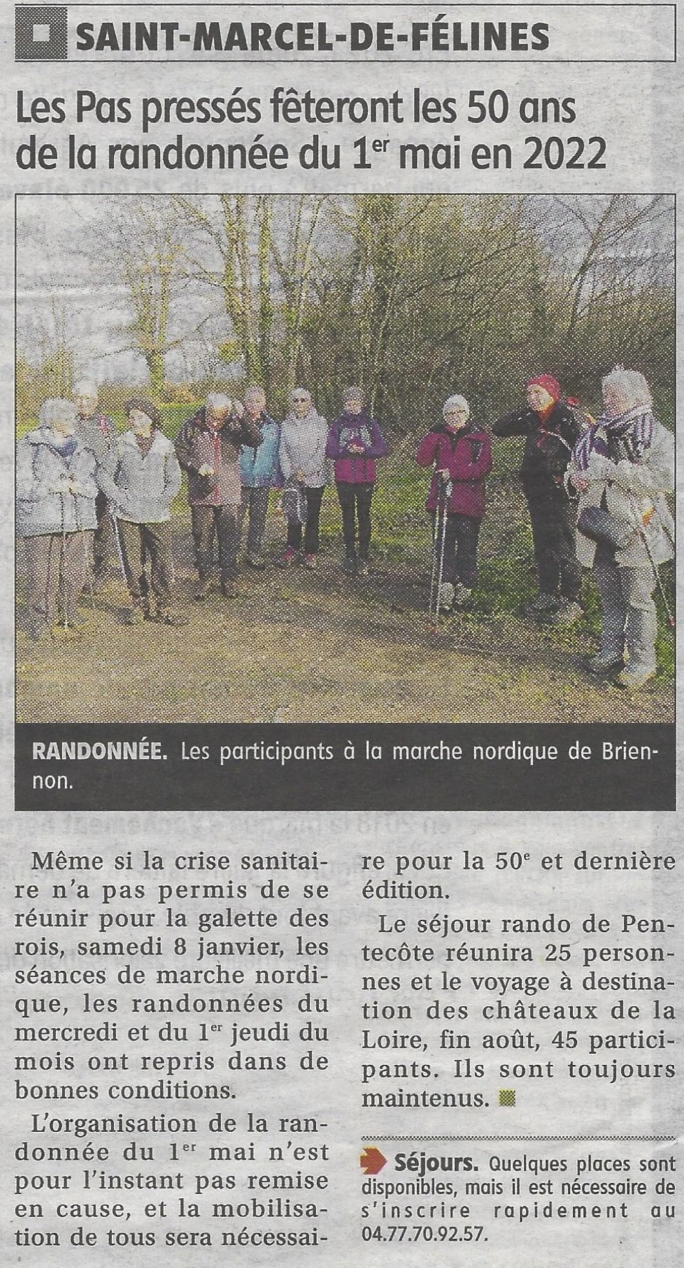 Calendrier Randonnée Pédestre Pays De Loire 2022 Revue de presse 2022 – "Les Pas Pressés"